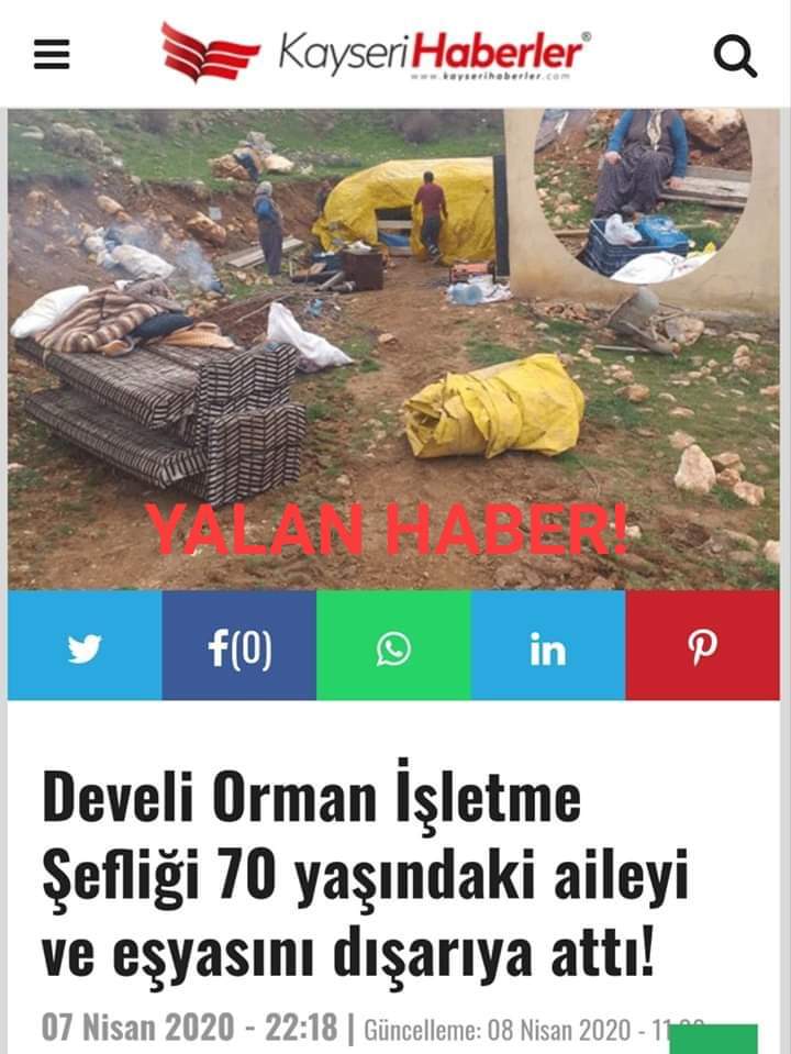 ORMAN GENEL MÜDÜRLÜĞÜNE VE OGM PERSONELİNE KARŞI YAPILAN İFTİRA VE İTİBARSIZLAŞTIRMA ÇABASI HIZ KESMİYOR